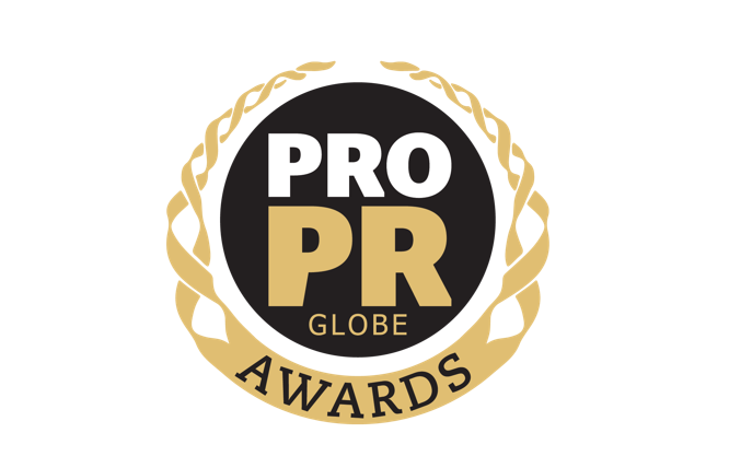 PRO PR globe awards LOGO