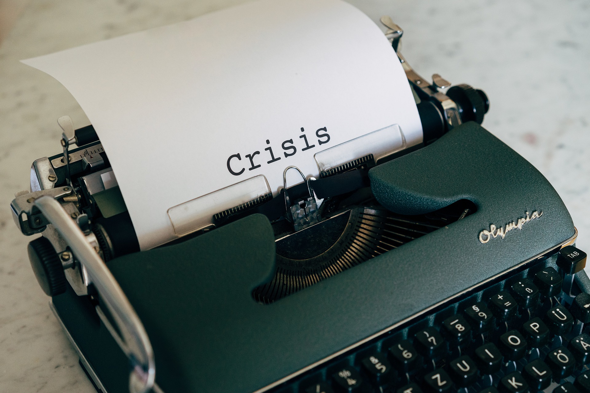 Kriza pisaća mašina